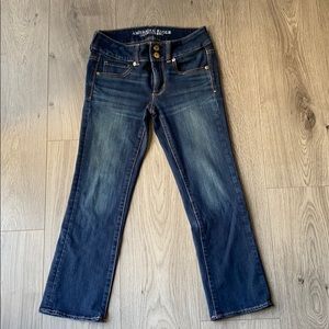 American Eagle jeans Artist Crop super stretch